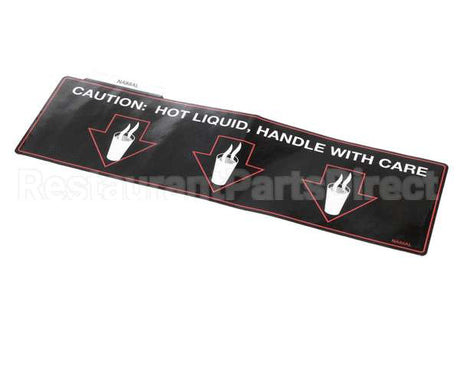 NA88AL Grindmaster Cecilware Label Hot Liquid - Gb3 S/Java
