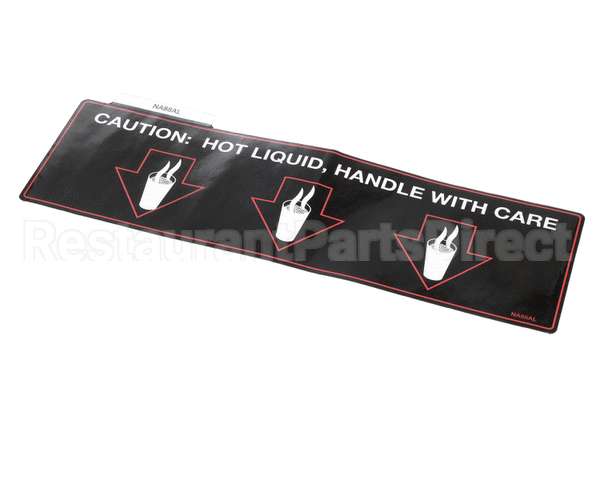 NA88AL Grindmaster Cecilware Label Hot Liquid - Gb3 S/Java