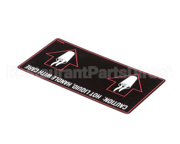 NA89AL Grindmaster Cecilware Label Hot Liquid-Gb2D/M/K