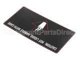 NA91AL Grindmaster Cecilware Label Hot Liquid- Gb1 S