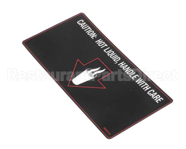 NA91AL Grindmaster Cecilware Label Hot Liquid- Gb1 S