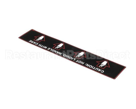 NA93AL Grindmaster Cecilware Label Hot Liquid-Gb4D/M/S