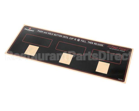 NC75AL Grindmaster Cecilware Label Switch Panel Gb3M/M10/3P