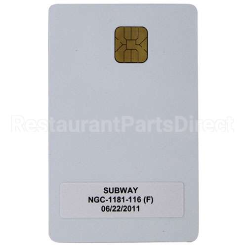 NGC-1181-116 Compatible Turbo Chef Smart Card - Subway
