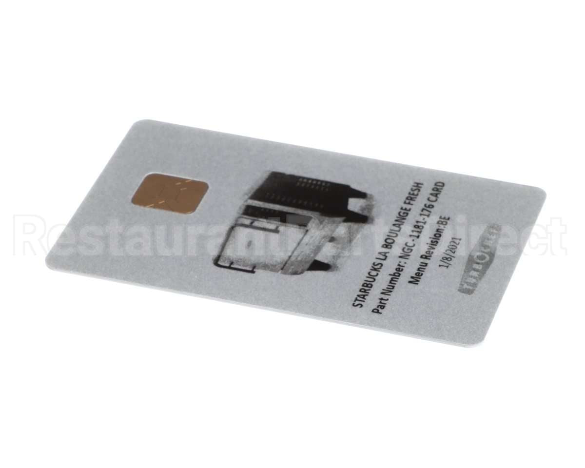 NGC-1181-176CARD Turbochef Menu Card, Programmed, Ngc,