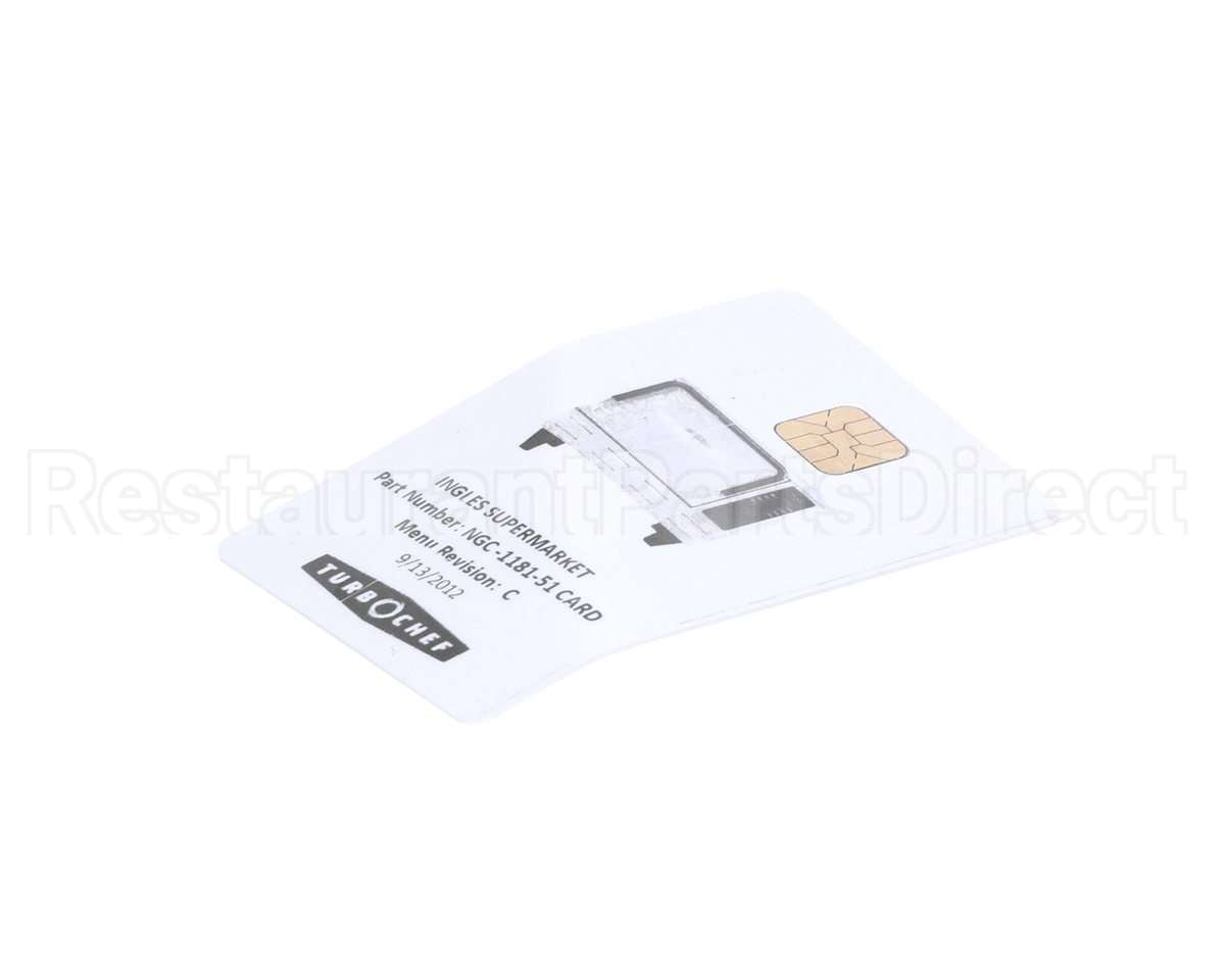 NGC-1181-51 Turbochef Smart Card Ingles Supermarket