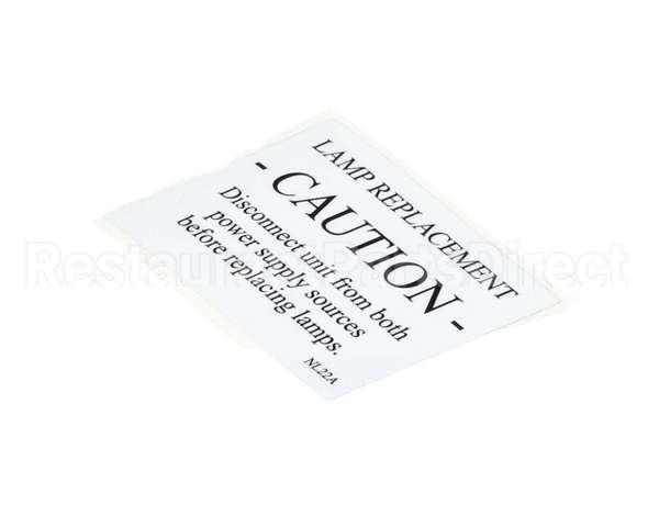 NL22AL Grindmaster Cecilware Label Caution (4) Gb8M