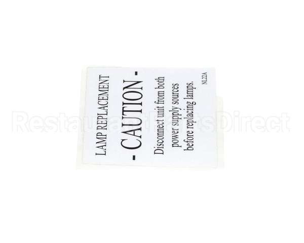 NL22AL Grindmaster Cecilware Label Caution (4) Gb8M