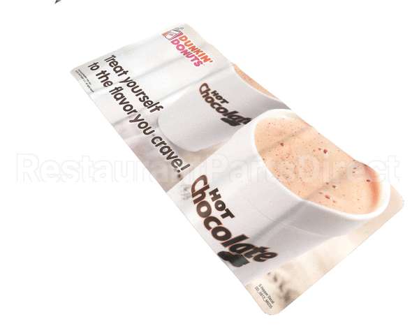 NS65AL Grindmaster Cecilware Label, Dunkin Upper Door