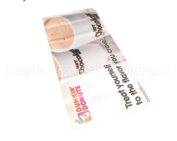 NS65AL Grindmaster Cecilware Label, Dunkin Upper Door