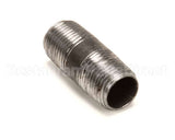 P7037093 Pitco Nipple,Black 1/2 X 2