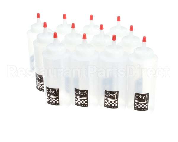 P8012 San Jamar Squeeze Bottle 12 Oz Clear