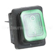 PC78-233S Compatible Prince Castle Switch - Rocker, Lighted (Green)