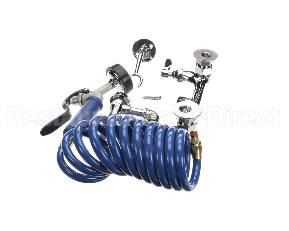 PG-8WREV T&S Brass Pet Grooming Faucet Wall 8 Centers Alu