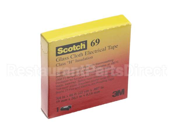 PP10775 Pitco Tape,Electrical Ht Res Wht 3/4