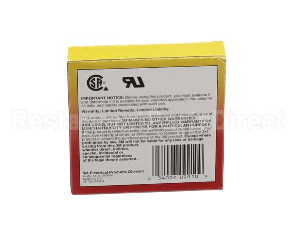 PP10775 Pitco Tape,Electrical Ht Res Wht 3/4