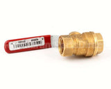 PP10945 Pitco Valve,Wtr 3/8 Ball Brass