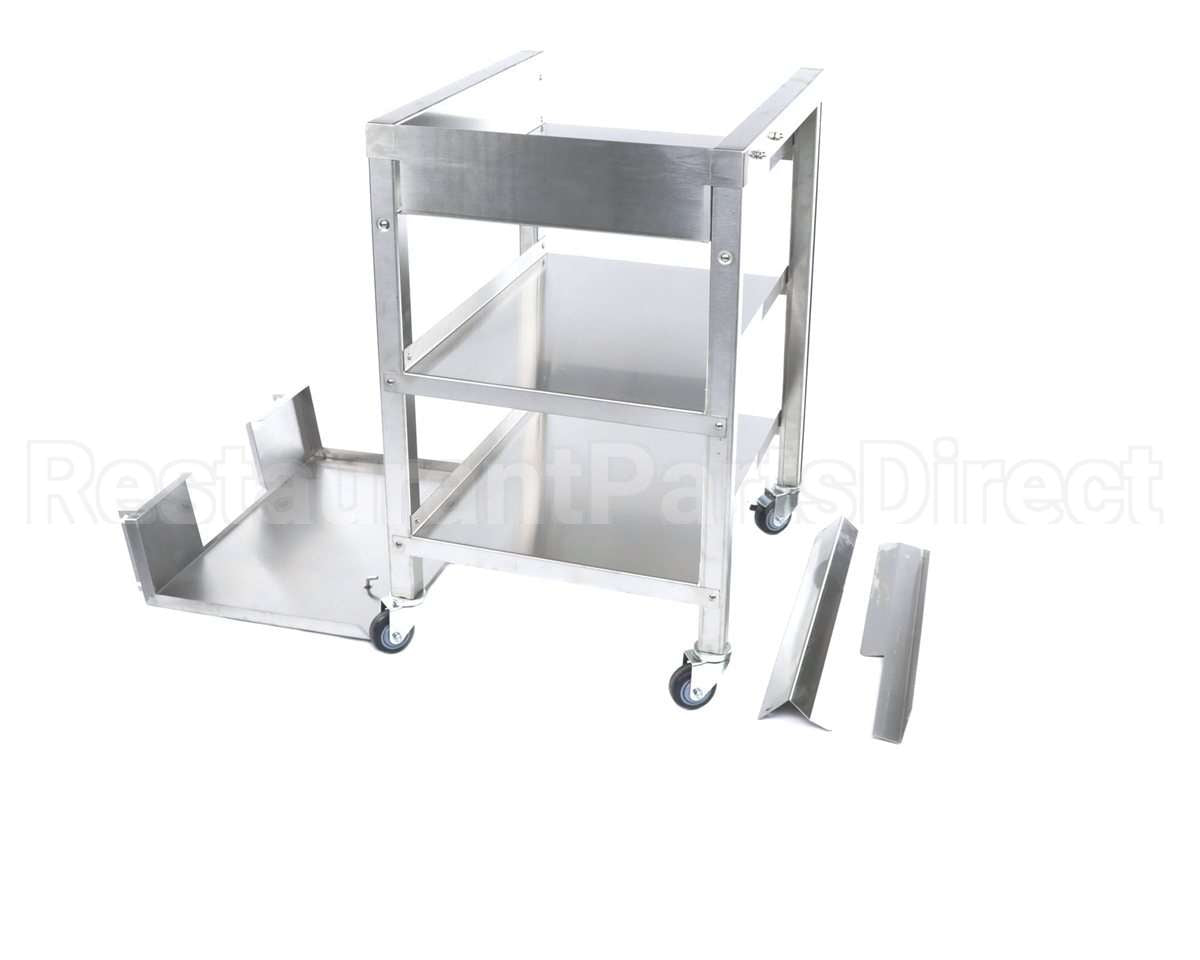 PS1682 Winston Tray Cart - With Basket Stand