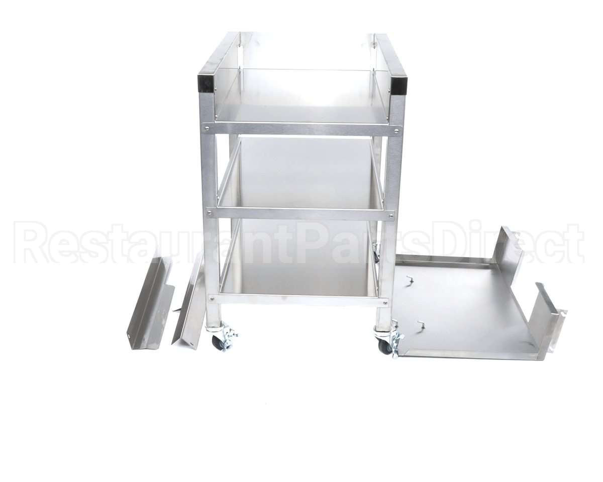 PS1682 Winston Tray Cart - With Basket Stand