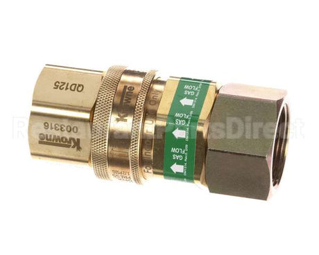 QD125 Krowne 1-1/4 Quick Disconnect For Gas Hoses
