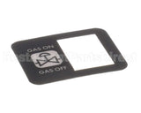 R10657 Blodgett Decal, Manual Gas Switch