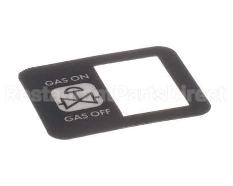 R10657 Blodgett Decal, Manual Gas Switch