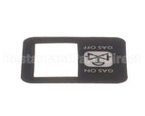 R10657 Blodgett Decal, Manual Gas Switch