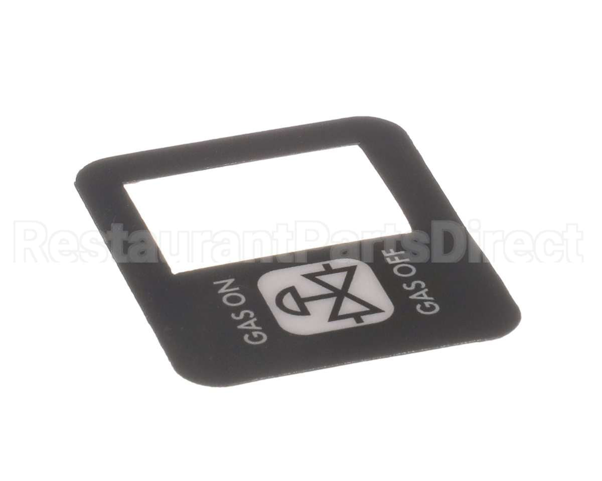 R10657 Blodgett Decal, Manual Gas Switch