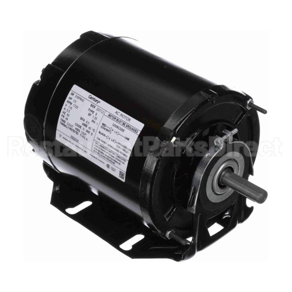RB2034 Century Fan And Blower Motor