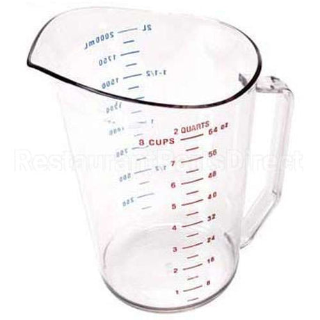 RBMD3217 Compatible Rubbermaid 2 Qt Measuring Cup-135 Clear