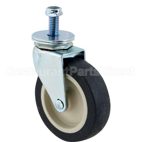 RBMD3530L10000 Compatible Rubbermaid Caster, Swivel, 3/8-16Thd, Gray