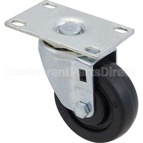 RBMD3600L4 Compatible Rubbermaid Caster, Plate(3"Od, Swvl, Black)