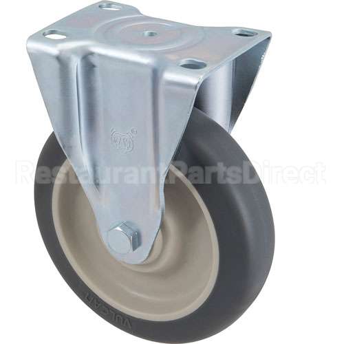 RBMD4501-L1 Compatible Rubbermaid Caster, Plate, 5", Rgd, Gry
