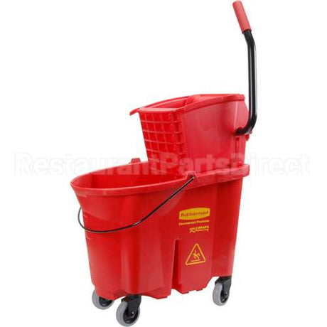 RBMD7588-88 Compatible Rubbermaid Bucket, Mop, W/Wringer, Red