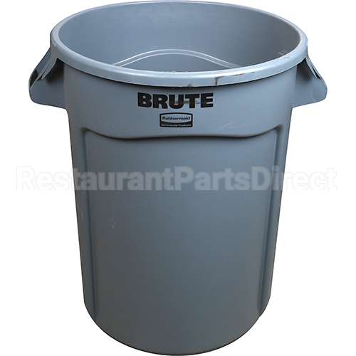 RBMDFG263200GRAY Compatible Rubbermaid Trash Can-32Gal Rnd Gray