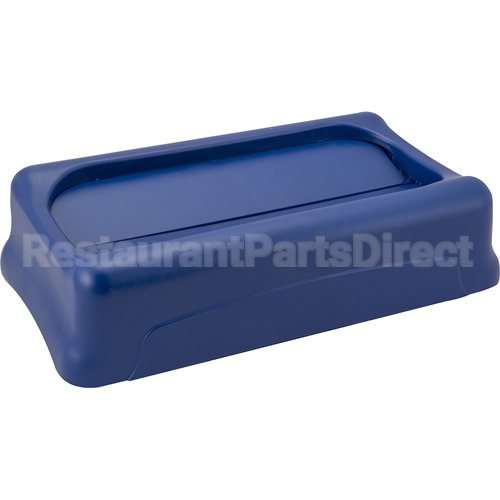 RBMDFG267360BLUE Compatible Rubbermaid Slim Jimg Swing Lid Blue