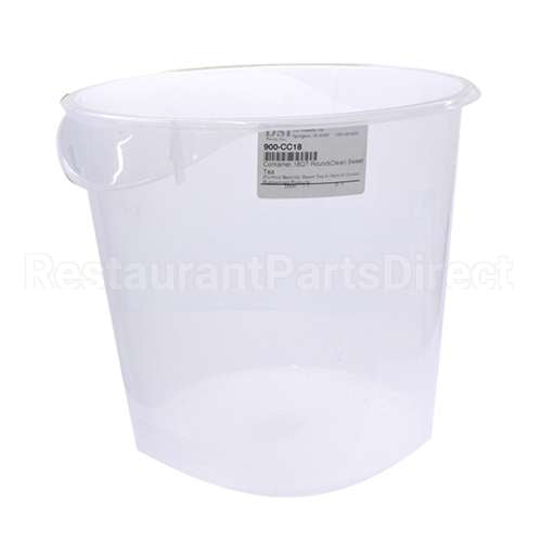 RBMDFG572724CLR Compatible Rubbermaid Container, 18Qt Round (Clear) Sweet Tea