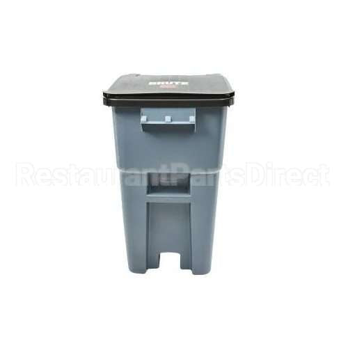 RBMDFG9W2700GRAY Compatible Rubbermaid Brute, 50 Gal Trash Can W/Lid-Wheels
