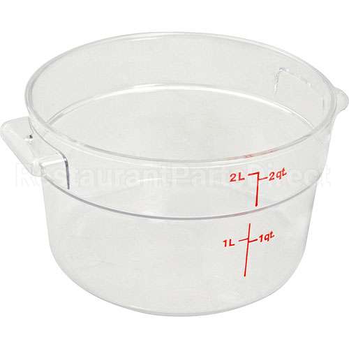 RFSCW2135 Compatible Cambro Container Clear Rd 2Qt