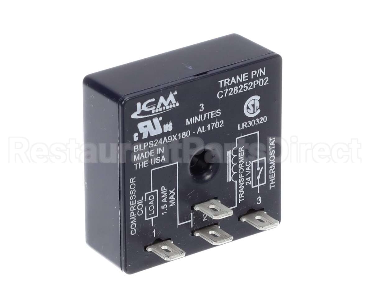 RLY01634 Trane Relay; Time Delay, Sp, 3 Min, .5 Amp, 24