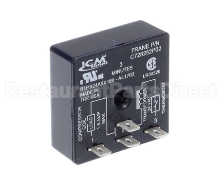 RLY01634 Trane Relay; Time Delay, Sp, 3 Min, .5 Amp, 24