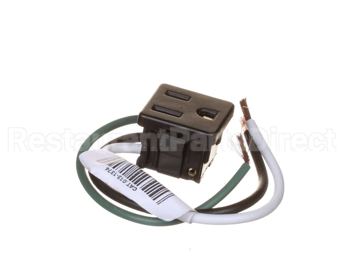 RP-3396 Alto Shaam Receptacle,Snap In,15A,125V