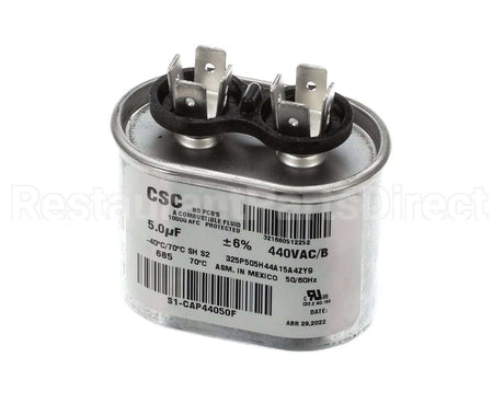 S1-CAP44050F York Capacitor,Run Single,5Mfd,440V,Flat