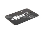 S69B-6BK Update International Braille Plastic Sign 6X9 - Men