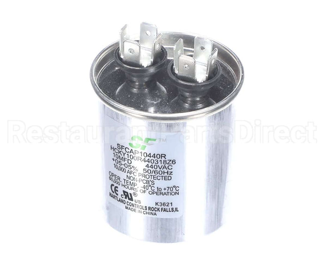 SFCAP10440R Trane Capacitor; 10Mfd 370/440V Round Run Capa