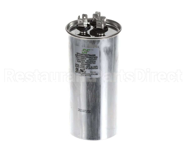 SFCAP70D75440R Trane Capacitor; 70+7.5Mfd 370/440V Round Run