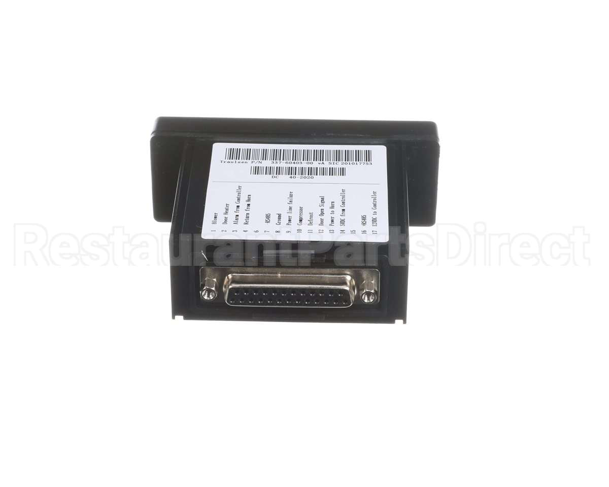 SK-337-60403-CAA-OG Traulsen Control Head Display Assembly