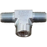 SK2378900 Compatible Cleveland Tee, 1/4 P (M/F/M) Aeroquip #2256-4-4S