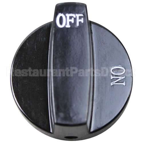 SOU1073403 Compatible Southbend Knob, Black 2 Inch Dia Off-On