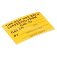 SOU1163932 Compatible Southbend Label, Gas Conversion